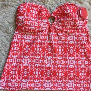 Crimson Converse Tankini Top (Swimwear)